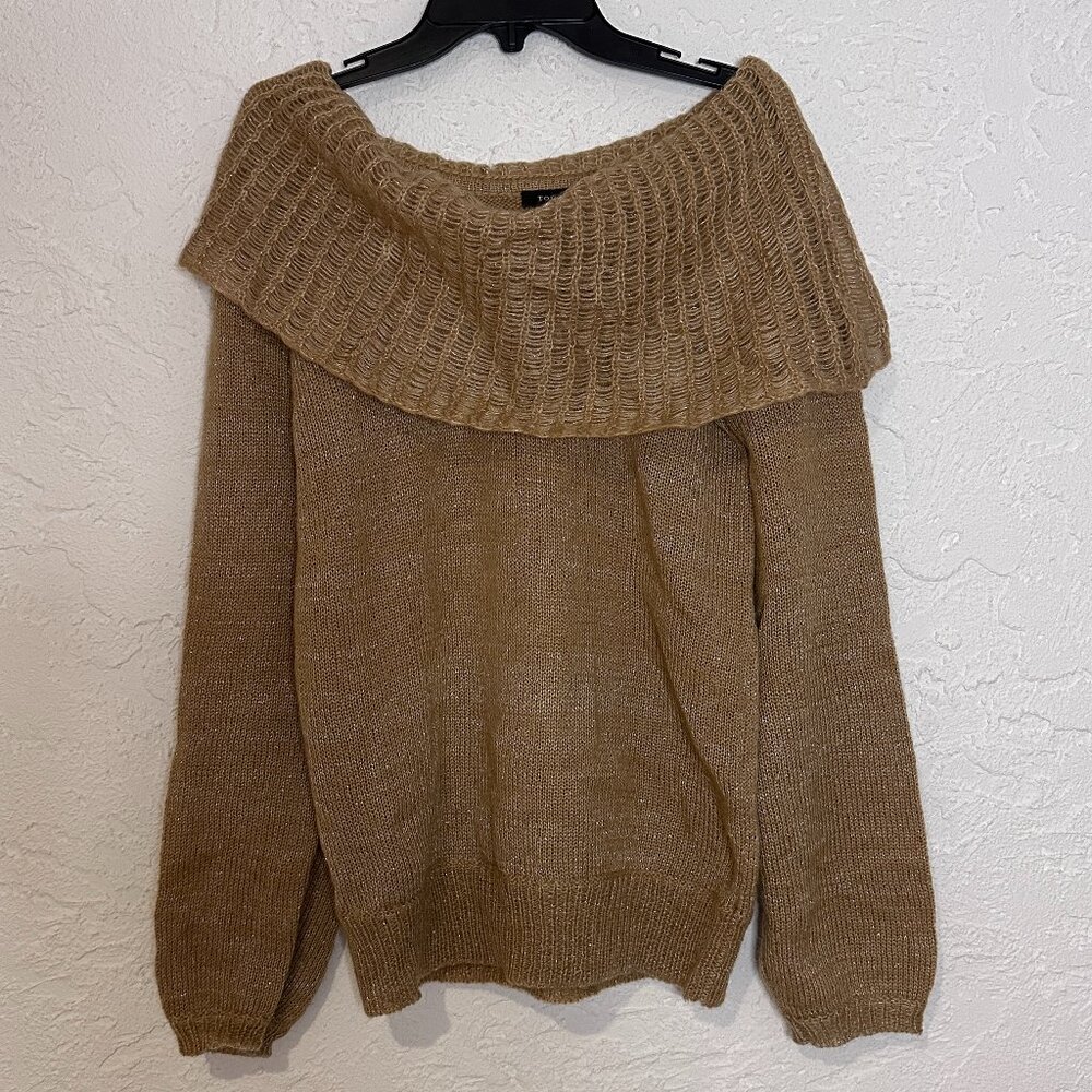 TOCCA Mohair Blend Sweater – Soft Camel – Feminine & Elegant